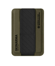 Skinarma Magnetic Cardholder with Grip-Stand Kado Olive/Black