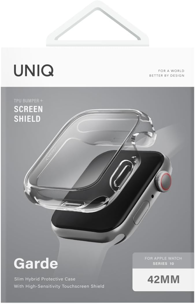 เคส Uniq Apple Watch Series 10 (46mm) Hybrid Screen Protection Clear