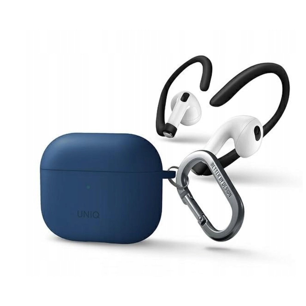 Uniq Nexo AirPods 3rd Gen Case With Sports Ear Hooks-Blue