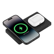 แท่นชาร์จไร้สาย Belkin 2in1 Wireless Charger MagSafe Pad 15W Black