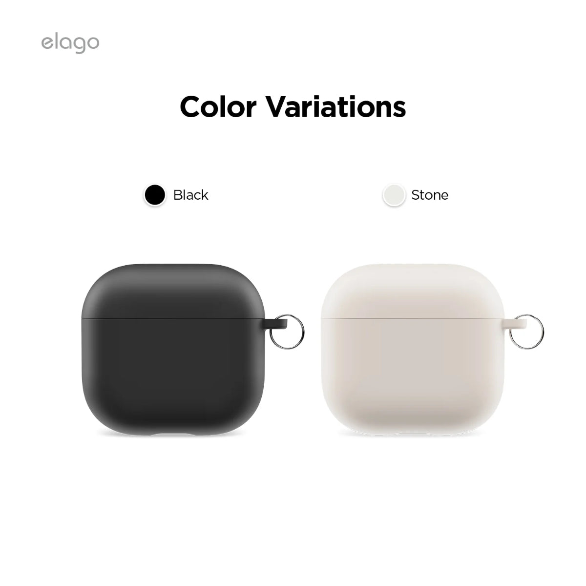 เคส Elago Liquid Silicone Hang AirPods 4 Stone