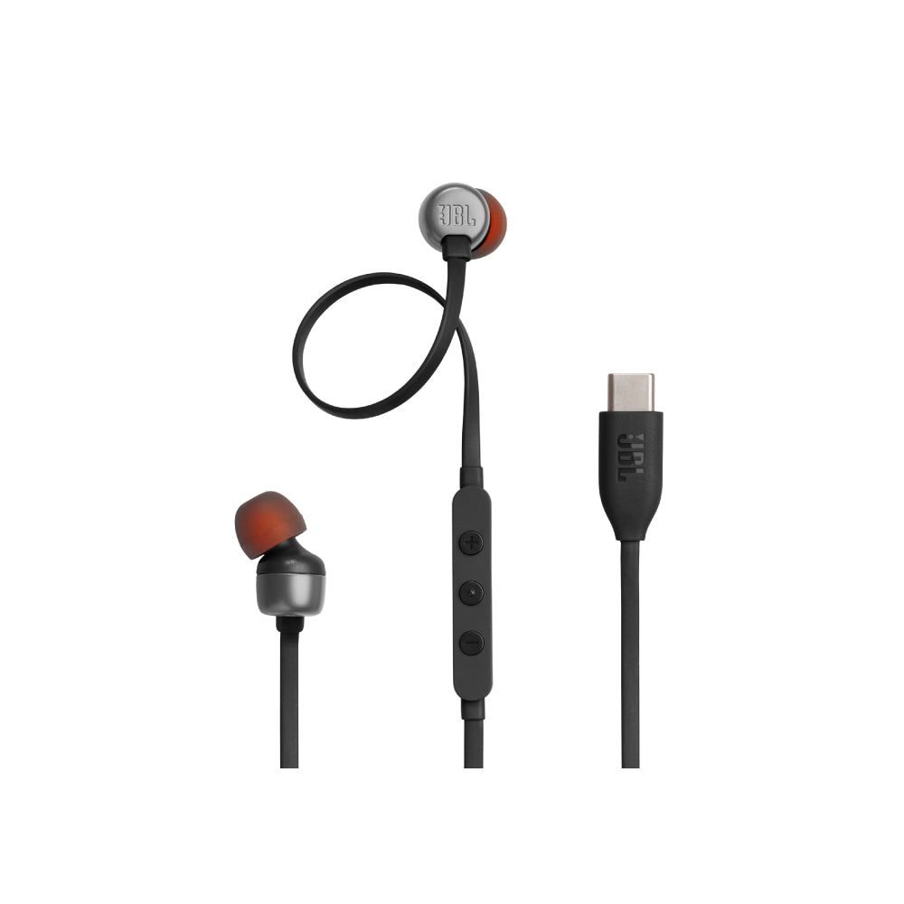 JBL Tune 310C USB | Wired Hi-Res In-Ear Headphones Black