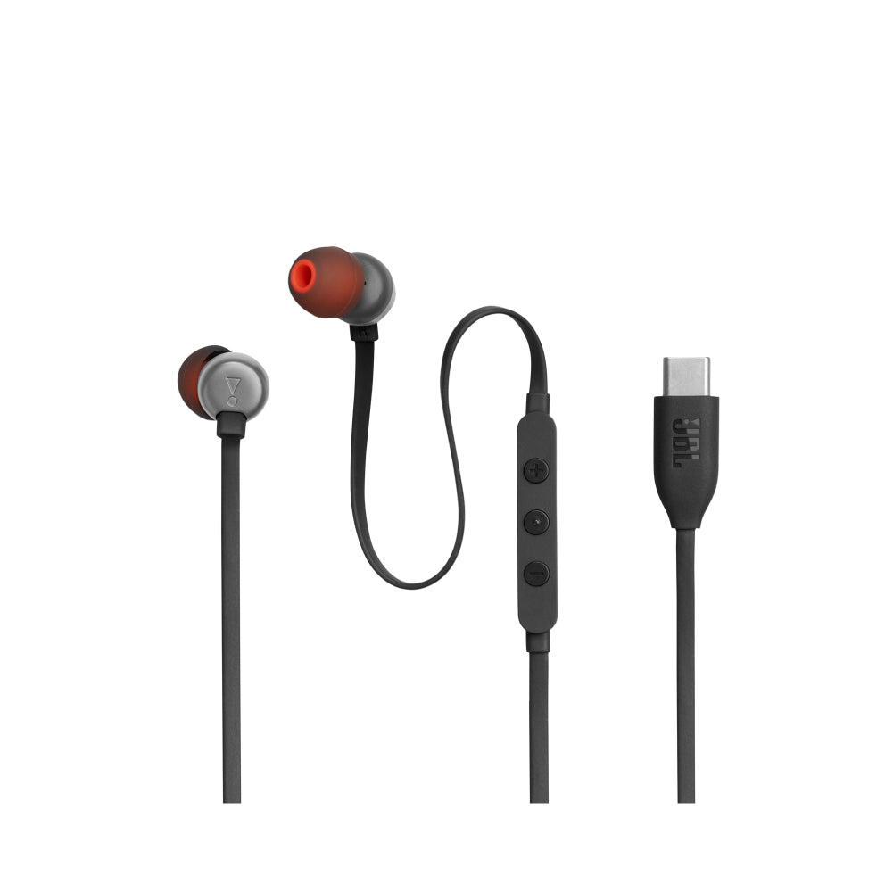 JBL Tune 310C USB | Wired Hi-Res In-Ear Headphones Black