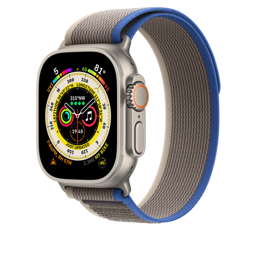 49mm Blue/Gray Trail Loop - S/M