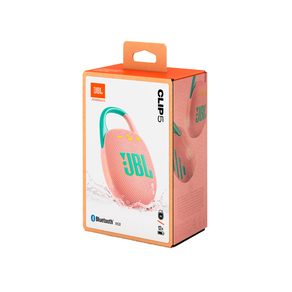 JBL Clip 5 Bluetooth Speaker Pink