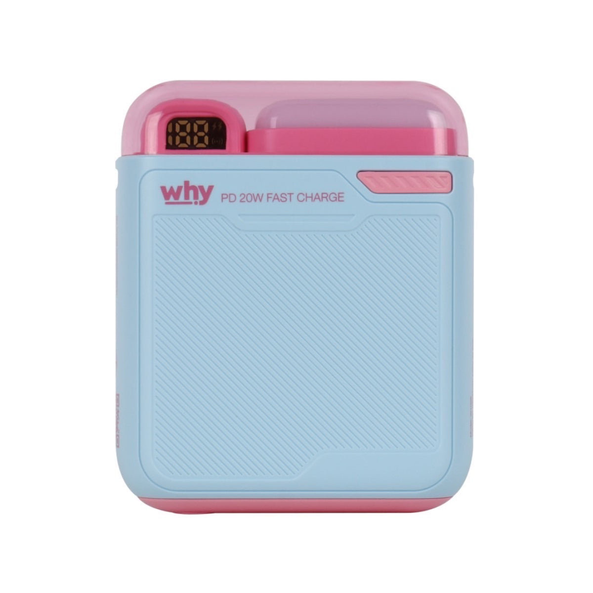 พาวเวอร์แบงค์ WHY Pastel 10,000 mAh PD 20W PB-106E Pink