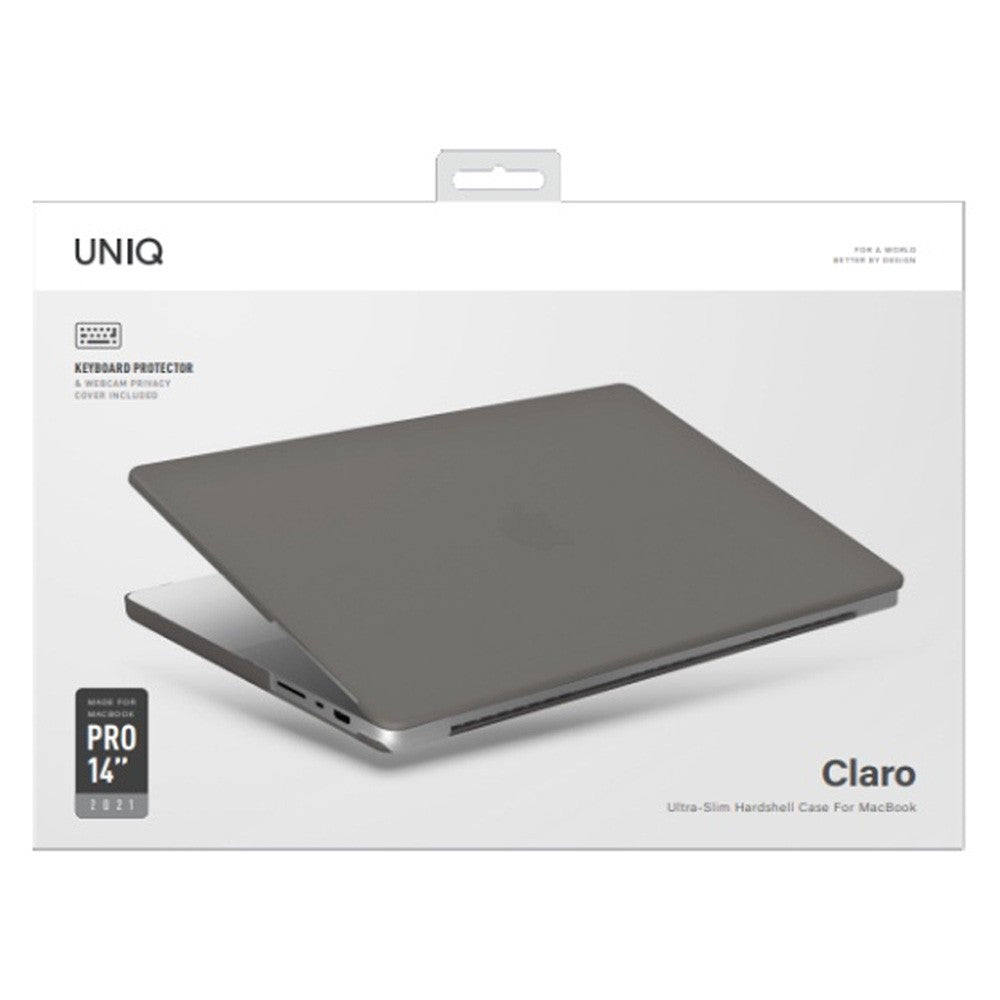 เคส Uniq Macbook Pro 16 inch (2021) Claro Smoke Matte Grey