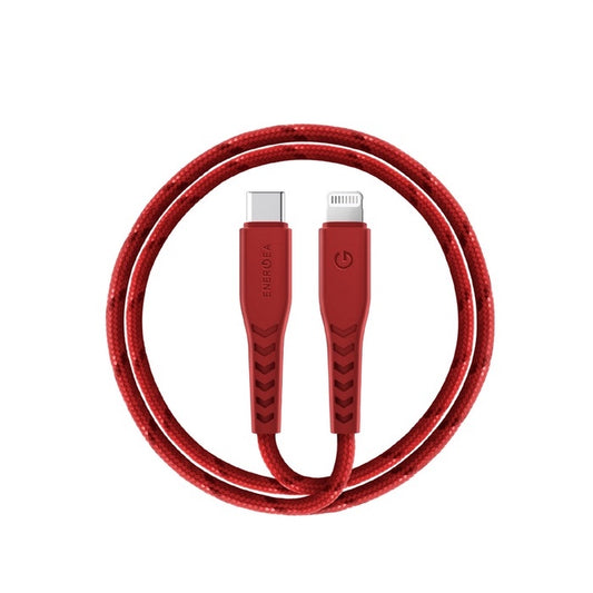 Energea Cable Nyloflex USB-C To Lightning MFI 1.5M Red