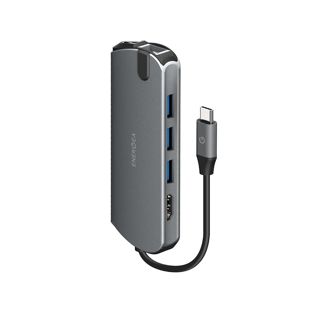 Energea Aluhub HD PRO2 8in1 USB-C Hub Gunmetal