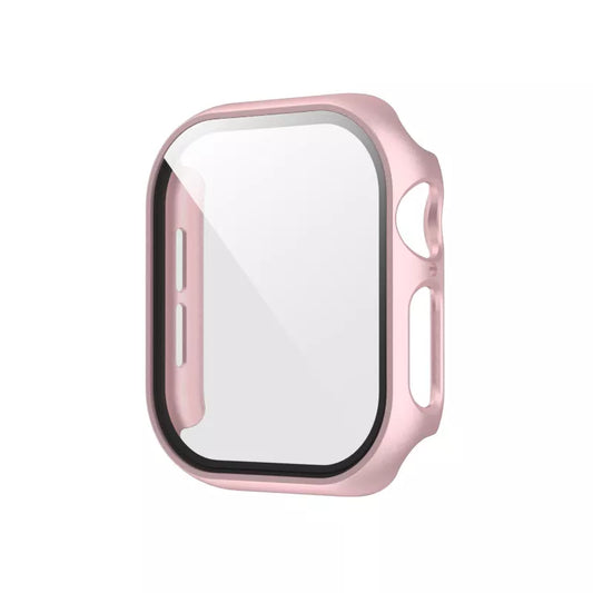 เคส Uniq Apple Watch Series 10 42mm Tempered Glass Screen Rose Gold