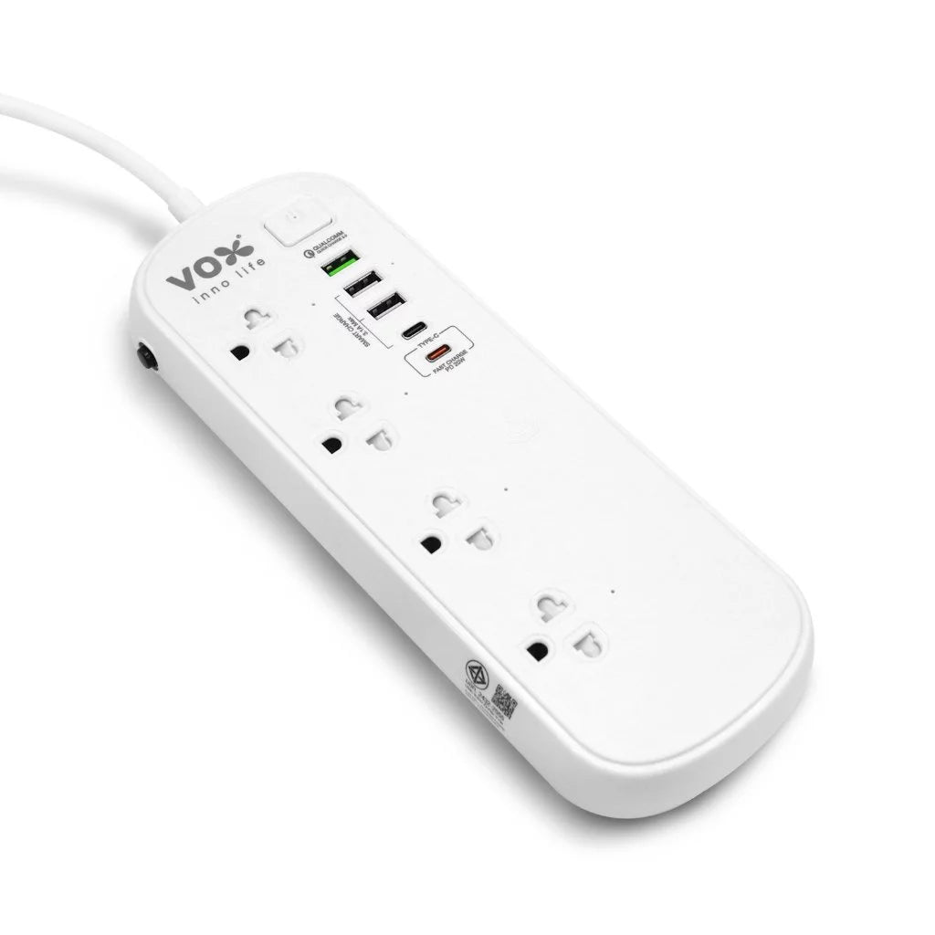 ปลั๊กไฟ VOX Smart Plug City Life F5ST3-VXA1-4151 White