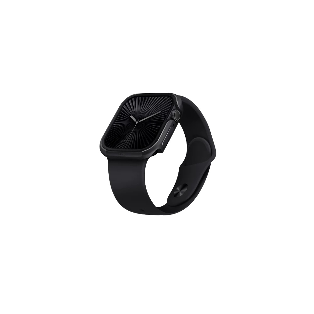 เคส Uniq Valencia Apple Watch Series 10 46mm Midnight Black