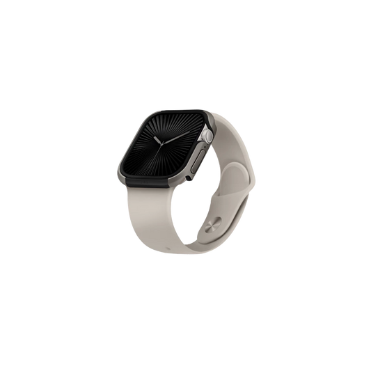 เคส Uniq Valencia Apple Watch Series 10 46mm Titanium Silver