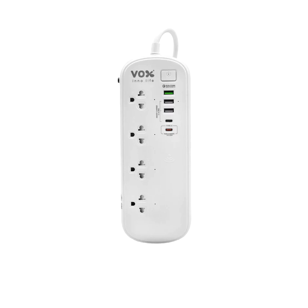 ปลั๊กไฟ VOX Smart Plug City Life F5ST3-VXA1-4151 White