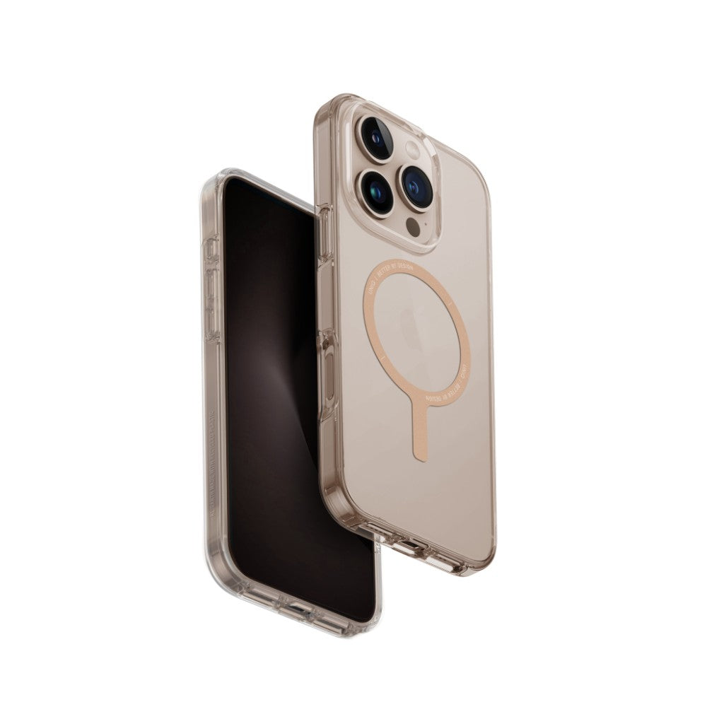 เคส Uniq iPhone 16 Pro Max Magclick Clario Champagne Gold