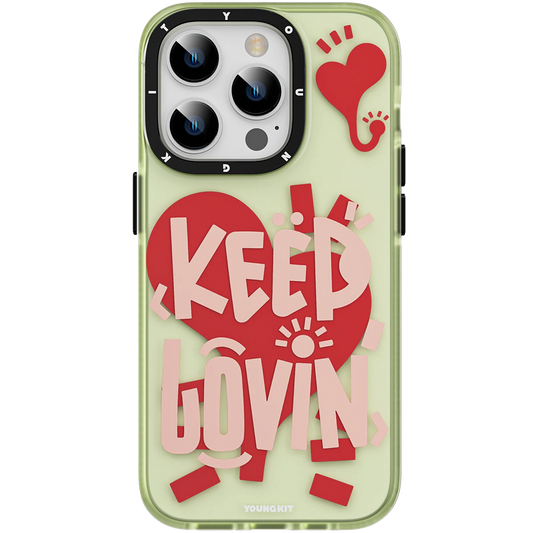 เคส Yongkit Grateful iPhone 15 Pro Max Green Red